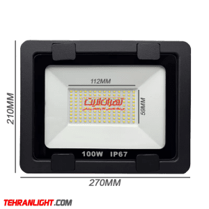 پروژکتور 100 وات smd نور مهتابی 24 ماه گارانتی