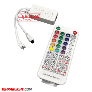 کنترل ریسه آیسی دار مدل SP611E بلوتوث و موزیکال و ریموت
