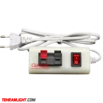 رابط برق کلید دار با سوکت و دوشاخه