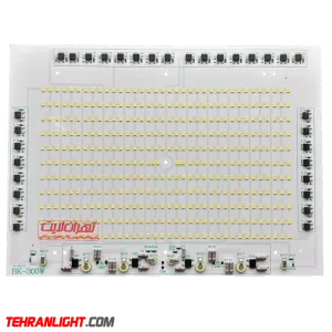 چیپ ال ای دی 300 وات 220 ولت مدل پروژکتوری بلالی نور مهتابی xgd-xm3575