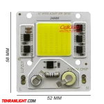 چیپ پروژکتوری 50 وات cob برق مستقیم نور مهتابی