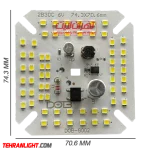 چیپ ال ای دی 60 وات 220 ولت خازندار مدل CCC-4786-2 نور مهتابی