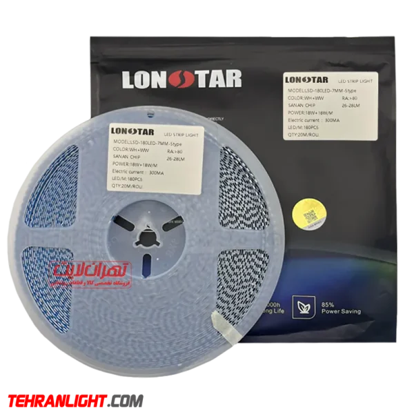 ریسه نواری 3 رنگ 300 میلی آمپر تراکم 180 LONSTAR اصلی