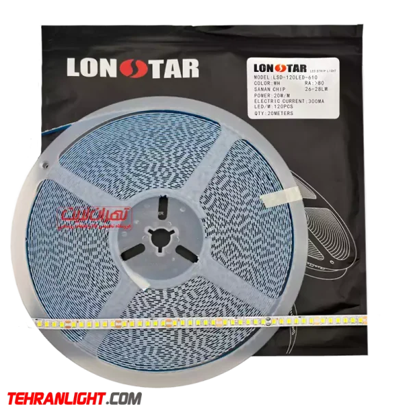 1 ریسه نواری جریان ثابت تراکم 180 نورطبیعی LONSTARاصلی