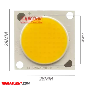 چیپ ال ای دی30 وات 300 میلی آمپر آفتابی مدلCOB2828