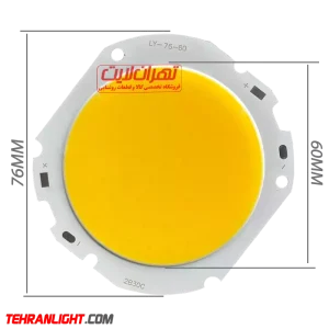 چیپ ال ای دی 30 وات 300 میلی آمپر آفتابی مدل COB7660