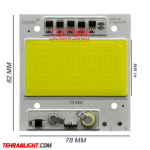 چیپ 50 وات 220 ولت مدل COB 8278 نور مهتابی