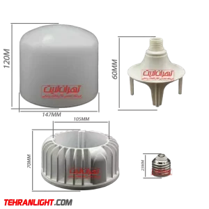 بدنه 100 وات دایکاستی