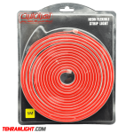 ریسه نئون 12 ولت نور قرمز حلقه 5 متری درجه 1