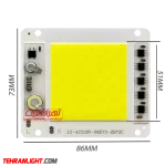 50 وات 220 ولت مهتابی 7478