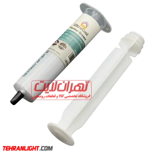 خمیر سیلیکون سرنگ40گرمی مخصوص روشنایی وکامپیوتر