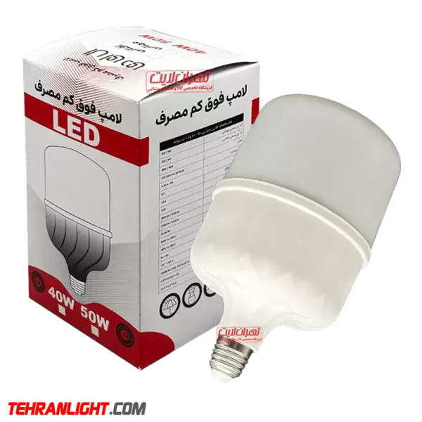لامپ استوانه 50 وات LED نور مهتابی