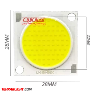 چیپ ال ای دی 30 وات 900 میلی امپر مدل 2828 مهتابی