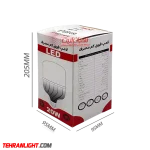 جعبه خالی لامپ 20 وات بسته 25 عددی