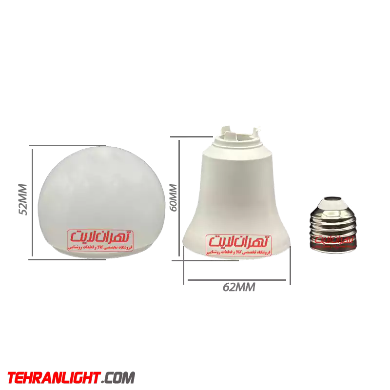 1 بدنه لامپ 15 وات استاندارد