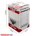 جعبه خالی لامپ 40 و 50 وات بسته 25 عددی