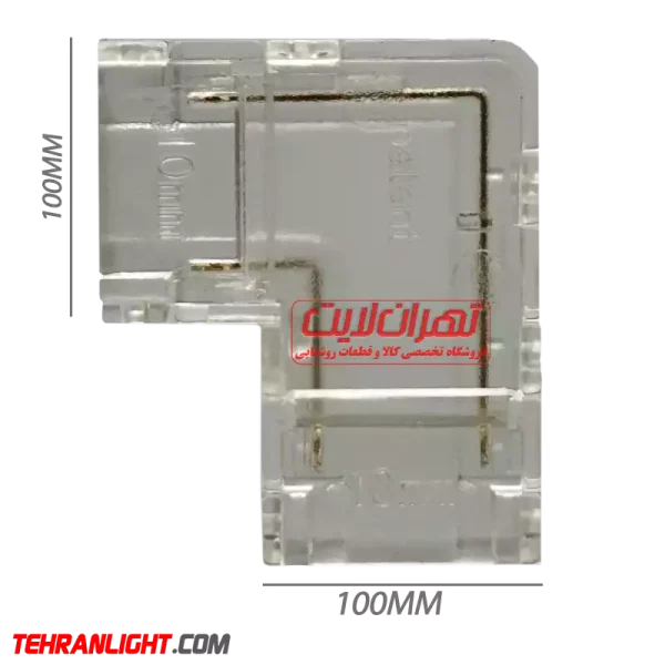 2 کانکتور ریسه نواری 10 میلیمتر 90 درجه