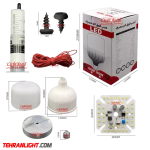 پک 80 وات مونتاژ