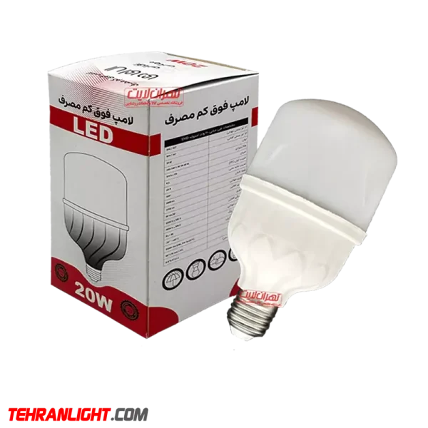 لامپ استوانه 20 وات LED نور مهتابی - Image 1