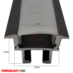 قاب چراغ لاینی رویه25برش18ارتفاع12کد22