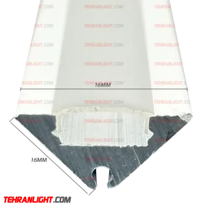 قاب چراغ لاینی رویه16برش16ارتفاع16کد27