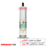 خمیر سیلیکون سرنگی 40 گرمی ضریب 3 کارتن 92 عددی