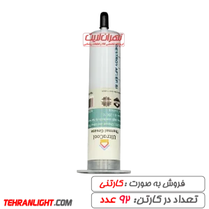 خمیر سیلیکون سرنگی 40 گرمی ضریب 3 کارتن 92 عددی