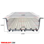 قاب چراغ لاینی رویه100برش85ارتفاع36کد10