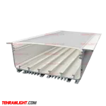 قاب چراغ لاینی رویه100برش85ارتفاع36کد10