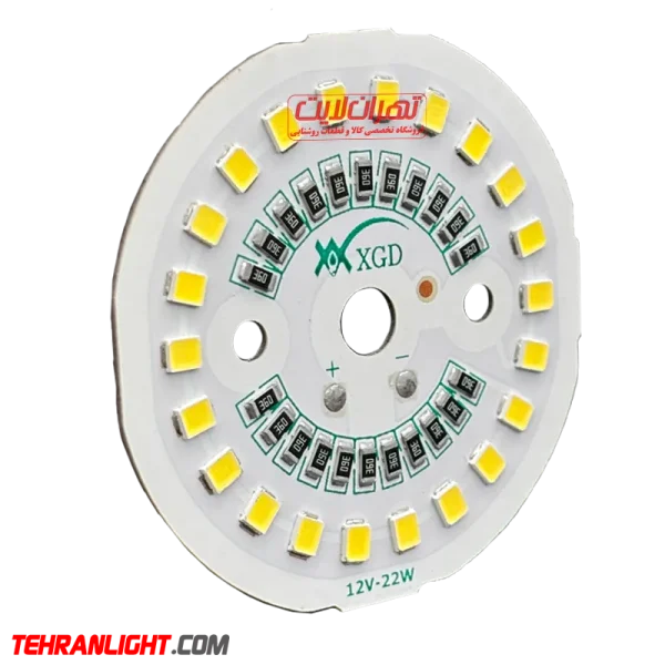 چیپ ال ای دی 12 ولت 22 وات نورمهتابی xgd اصلی - Image 2