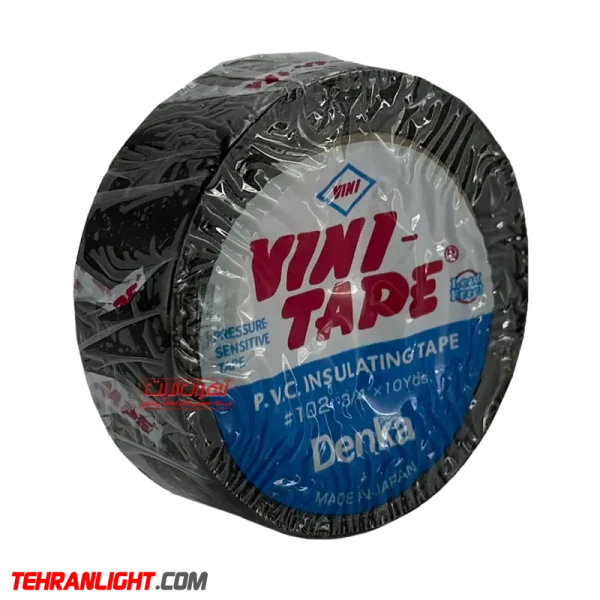 1 چسب برق 10 یاردی P.V.C ژاپنی برند DENKA VINI-TAPE - Image 1
